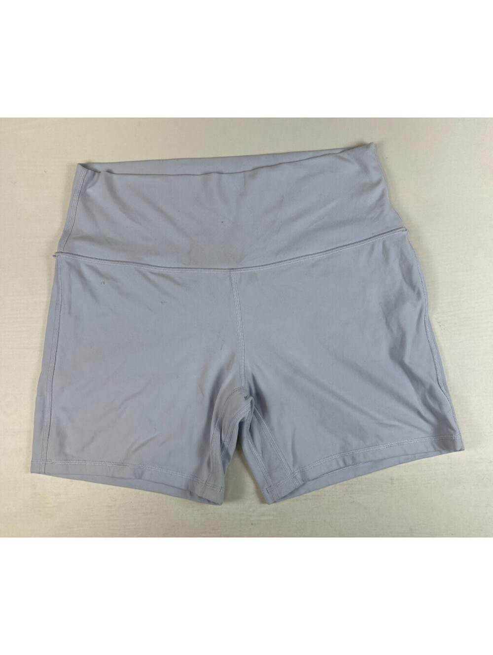 Lululemon Women Blue Athletic Shorts High Rise Yoga Gym Workout Activewear